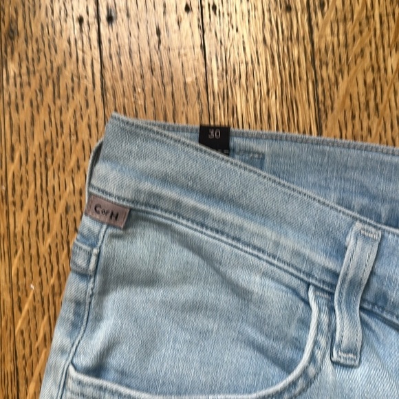 Citizen of Humanity Drew Fray High Rise Crop Flare Jeans Denim Size 30 - Picture 8 of 10